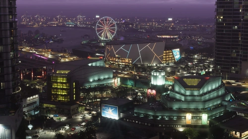 Vice City về đêm. Ảnh: .