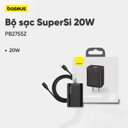Bộ Sạc Baseus SuperSi 20W