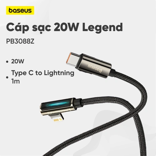 Cáp sạc Baseus C To IP 20W Legend 1M PB3088Z