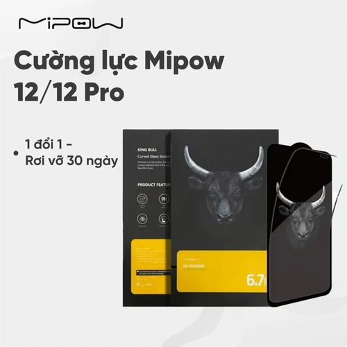 Cường lực Mipow 12/12 Pro