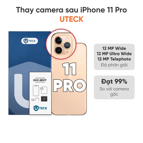 Thay camera sau iPhone 11 Pro