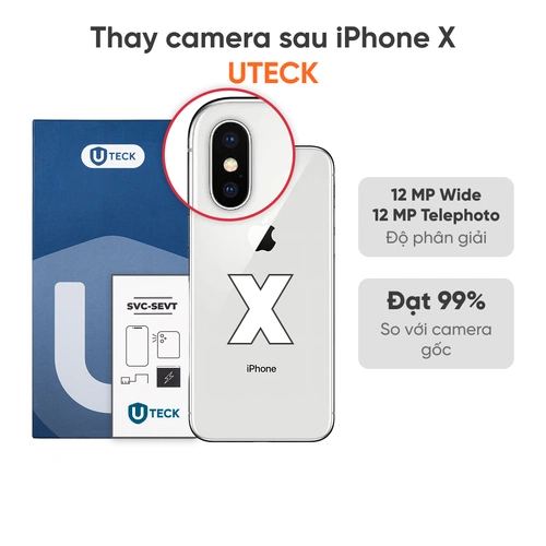 Thay camera sau iPhone X