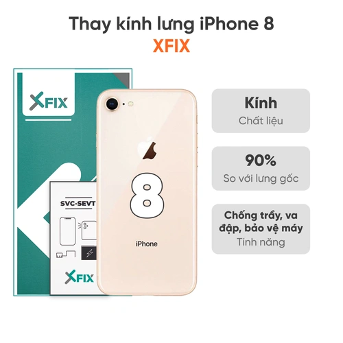 Thay kính lưng iPhone 8