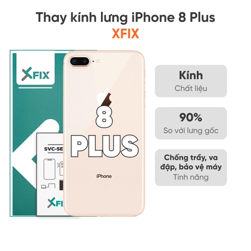 Thay kính lưng iPhone 8 Plus