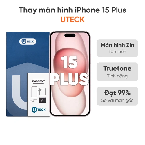 Thay màn hình iPhone 15 Plus loại UTECK