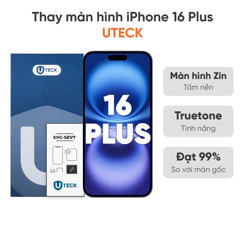 Thay màn hình iPhone 16 Plus loại UTECK