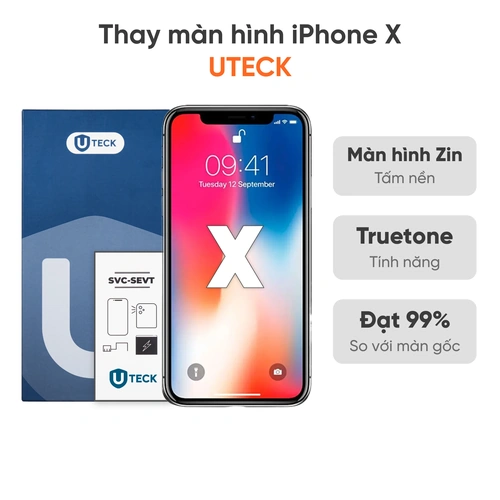 Thay màn hình iPhone X loại UTECK