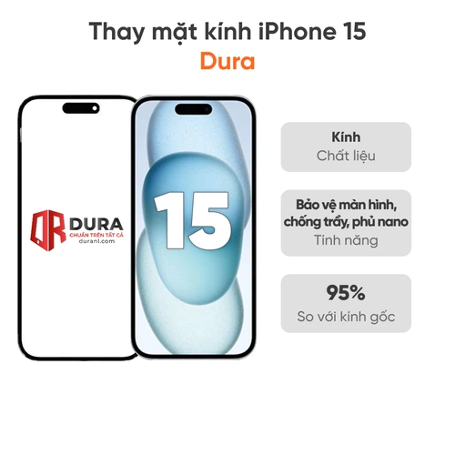 Thay mặt kính iPhone 15