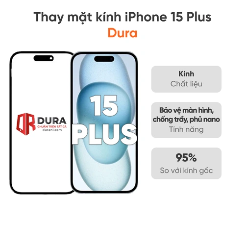 Thay mặt kính iPhone 15 Plus