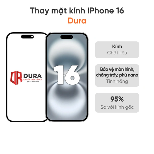 Thay mặt kính iPhone 16