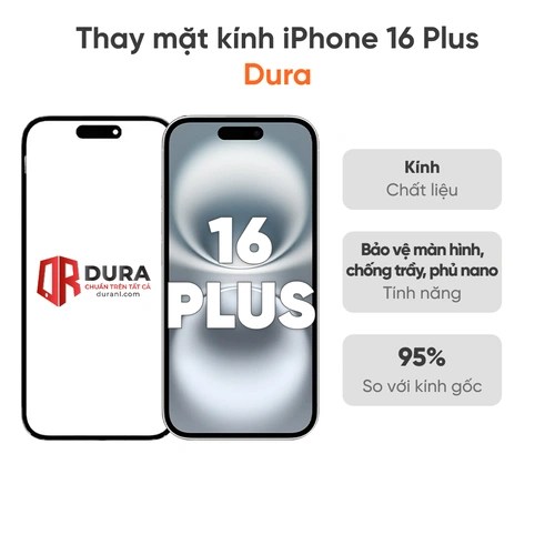 Thay mặt kính iPhone 16 Plus