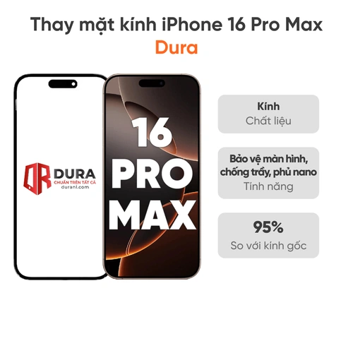 Thay mặt kính iPhone 16 Pro Max