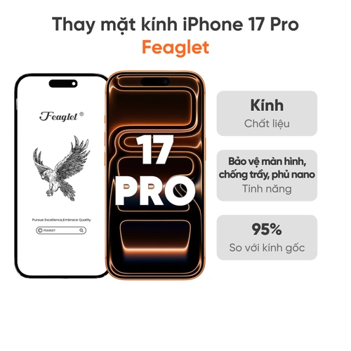 Thay mặt kính iPhone 17 Pro