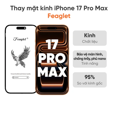 Thay mặt kính iPhone 17 Pro Max