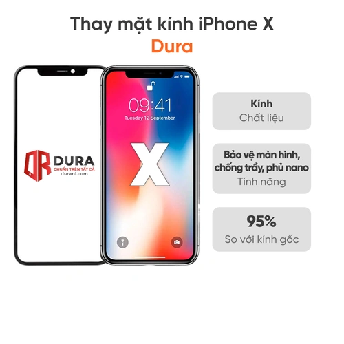 Thay mặt kính iPhone X