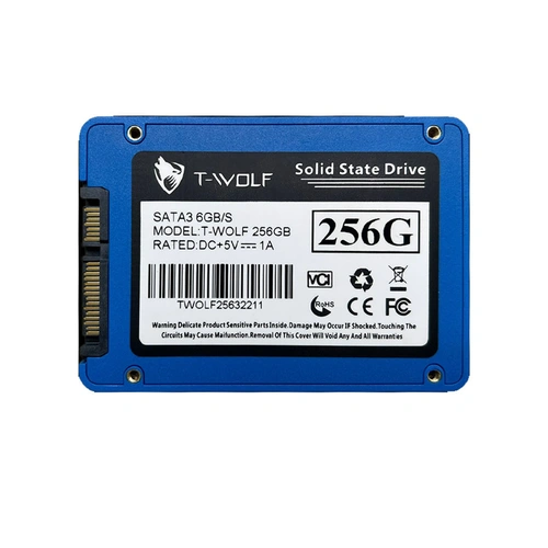 Thay ổ cứng SSD T-Wolf 256GB, Sata3/6Gb/S Read 550MB/S Write 500MB/S