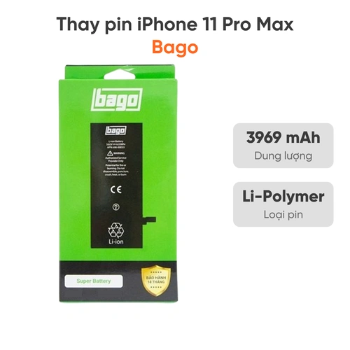 Thay pin iPhone 11 Pro Max Bago