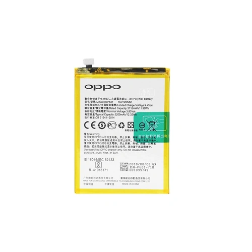 Thay pin Oppo F3